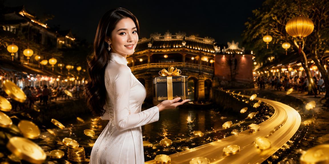 Phụ nữ mặc áo dài tại Hội An tham gia chơi baccarat trực tuyến